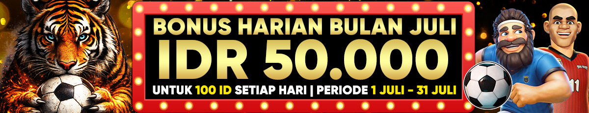JUNI BONUS 50.000